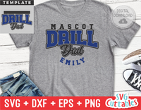 Drill Dad Template 005 | SVG Cut File