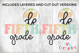 Fifth Grade Teacher | School | SVG Cut File