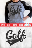 Golf Template 005 | SVG Cut File