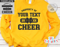 Cheer Template 0061 | SVG Cut File