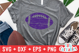 Distressed Football 3 Color