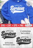 Special Services Swoosh | School SVG Cut File
