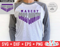 Cross Country Template 006 | SVG Cut File