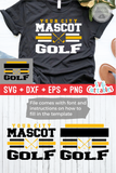 Golf Template 006 | SVG Cut File