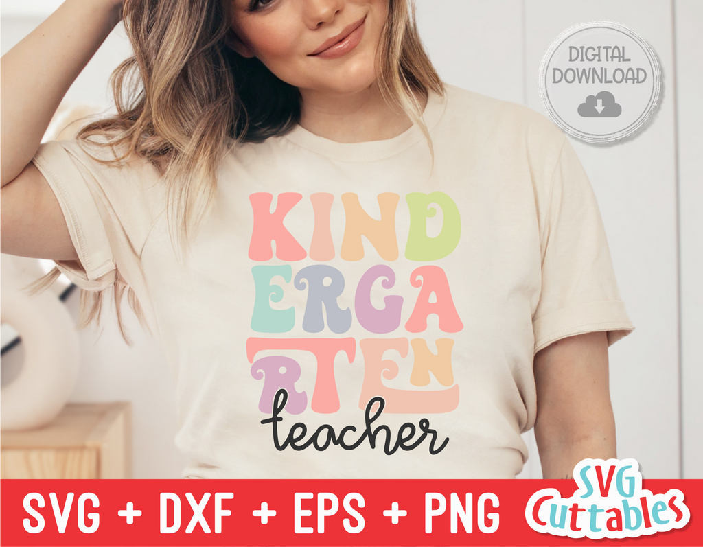 Kindergarten Teacher | School | SVG Cut File