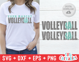 Grunge Volleyball | SVG Cut File