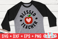 Blessed Teacher SVG Cut File