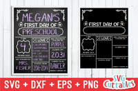 First Day of School Apples SVG Cut File