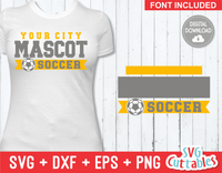Soccer Template 006 | SVG Cut File