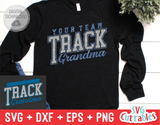 Track Grandma | Track and Field Template 006 | SVG Cut File