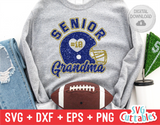Football Senior Grandma | SVG Cut File
