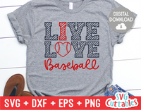 Live Love Baseball | SVG Cut File