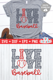 Live Love Baseball | SVG Cut File