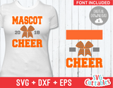 Cheer svg Template 007, svg cut file