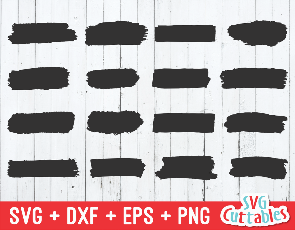 Paint Brush Strokes | SVG Cut File