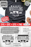 Wrestling Template 007 | SVG Cut File