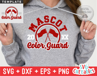 Color Guard Template 008 | SVG Cut File