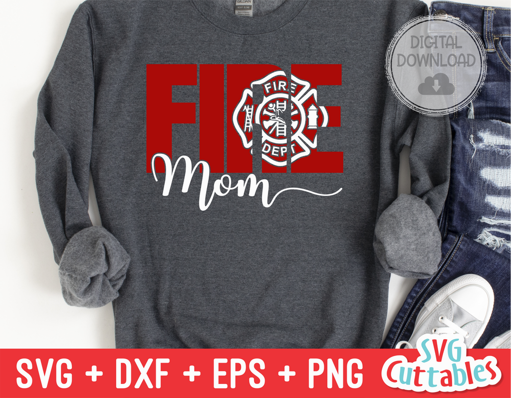 Firefighter Mom | SVG Cut File