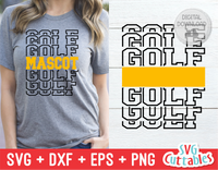 Golf Template 008 | SVG Cut File