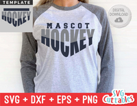 Hockey Template 008 | SVG Cut File