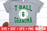 T-Ball Grandma Grandpa | SVG Cut File
