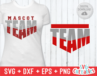Multi Sports Template 8 |  Team SVG Cut File