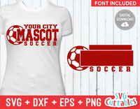 Soccer Template 008 | SVG Cut File