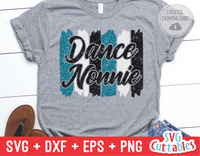 Dance Nonnie Brush Strokes | SVG Cut File