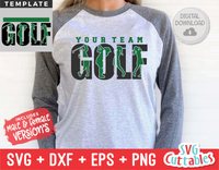 Golf Template 009 | SVG Cut File