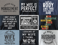 Husband Shirt SVG Bundle