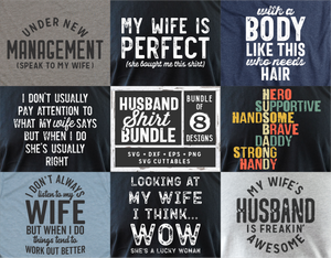 Husband Shirt SVG Bundle