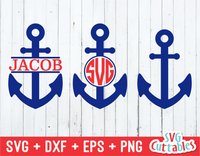 Anchor Set | Summer | SVG Cut File