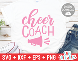 Cheer Coach | Cheer svg Cut File