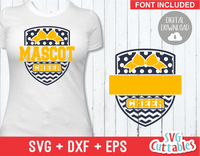 Cheer svg Template 009, svg cut file