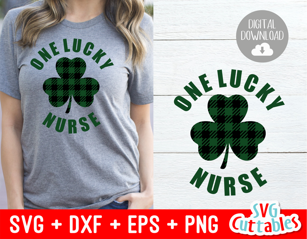 One Lucky Nurse | St. Patrick's Day Cut File