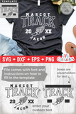 Track Template 009 | SVG Cut File