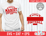Football Template 0022 | SVG Cut File