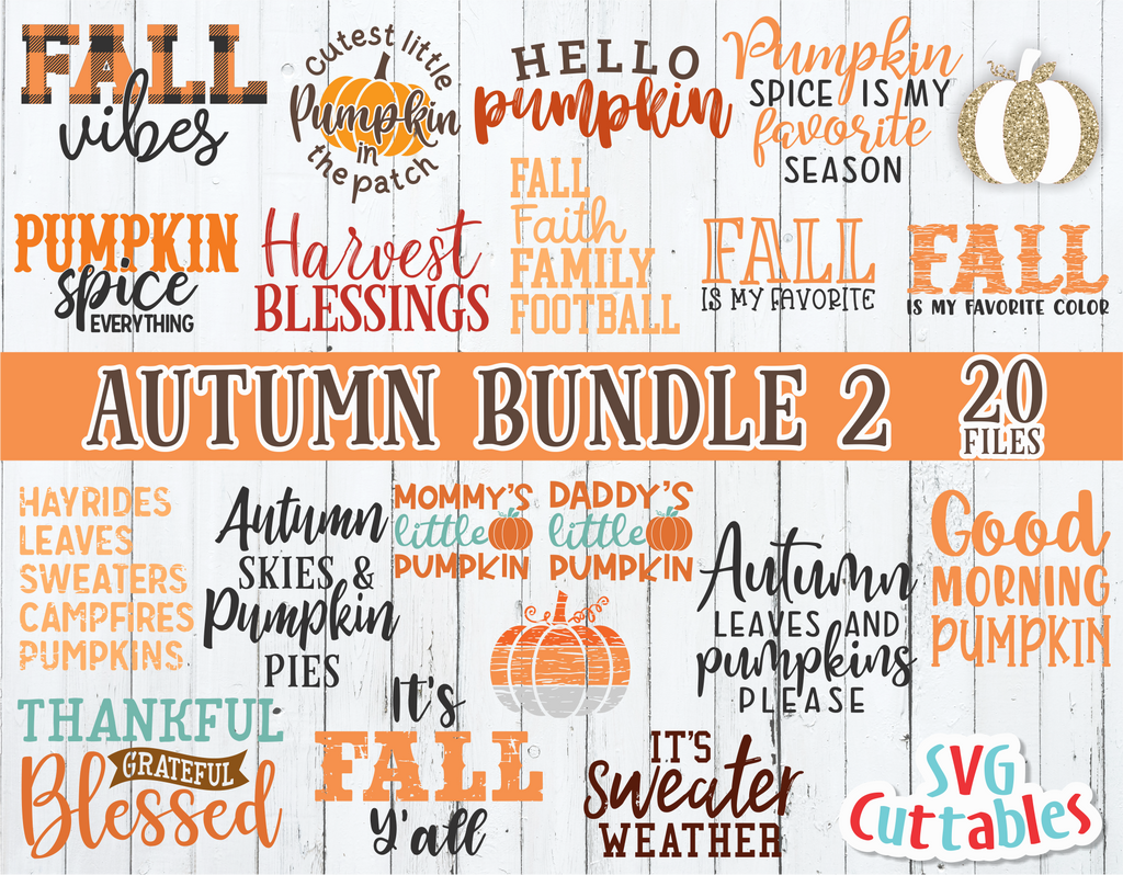 Autumn Bundle 2 | Fall Cut Files
