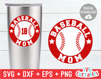 Baseball Mom Momogram frame