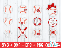 Baseball / Softball Monogram Frames