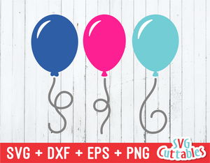 Balloons  | SVG Cut File