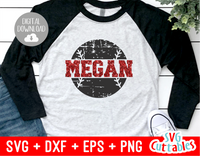 Split Distressed Baseball, Split Distressed Softball