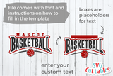Basketball SVG Bundle 3 | Basketball Template Bundle 3