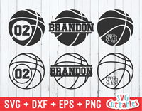 Basketball Monogram Frames