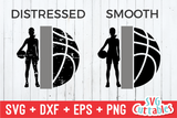Basketball Half Girls | SVG Cut File