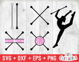 Baton Twirling svg Set of 6