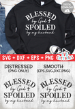 Blessed by God | SVG Cut File