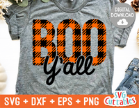 Boo Y'all | Halloween SVG Cut File