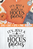 Just A Bunch Of Hocus Pocus  | Halloween SVG Cut File