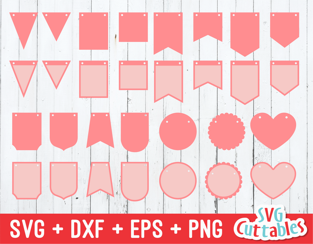 Bunting Banners Bundle | SVG Cut Files